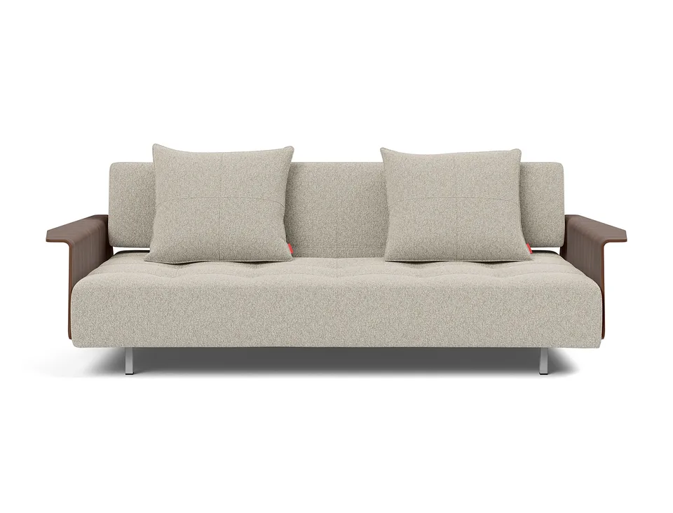 Диван-кровать Long Horn D.E.L. Sofa Bed With Arms, Innovation Living, в положении дивана — вид спереди