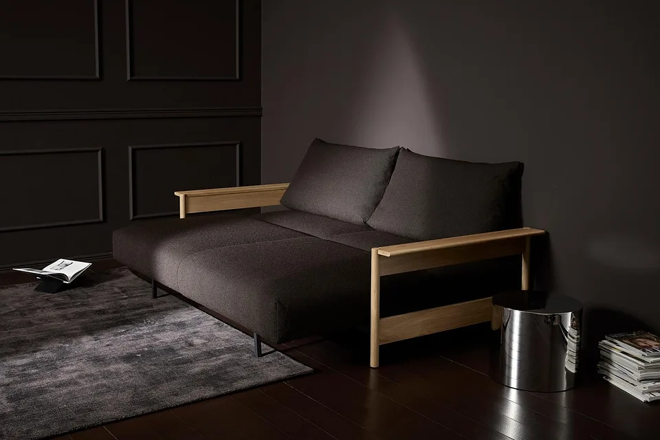 Диван-кровать Malloy Wood Sofa Bed, Innovation Living, в интерьере
