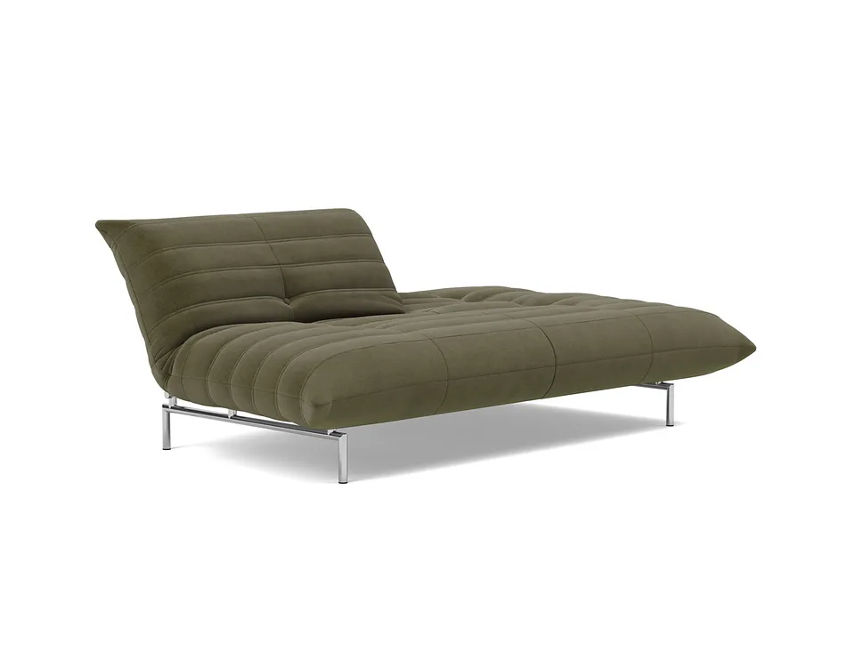 Диван-кровать Mikunjo Sofa Bed, Innovation Living, в положении для отдыха — вид в три четверти