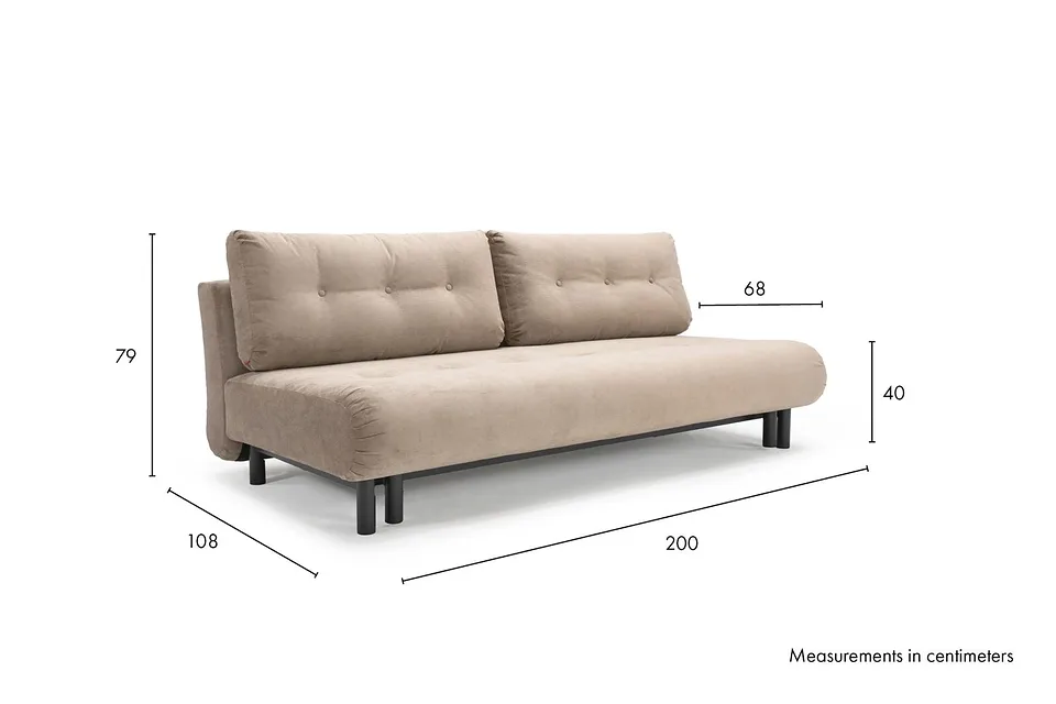 Схема размеров: диван-кровать Nabli Sofa Bed