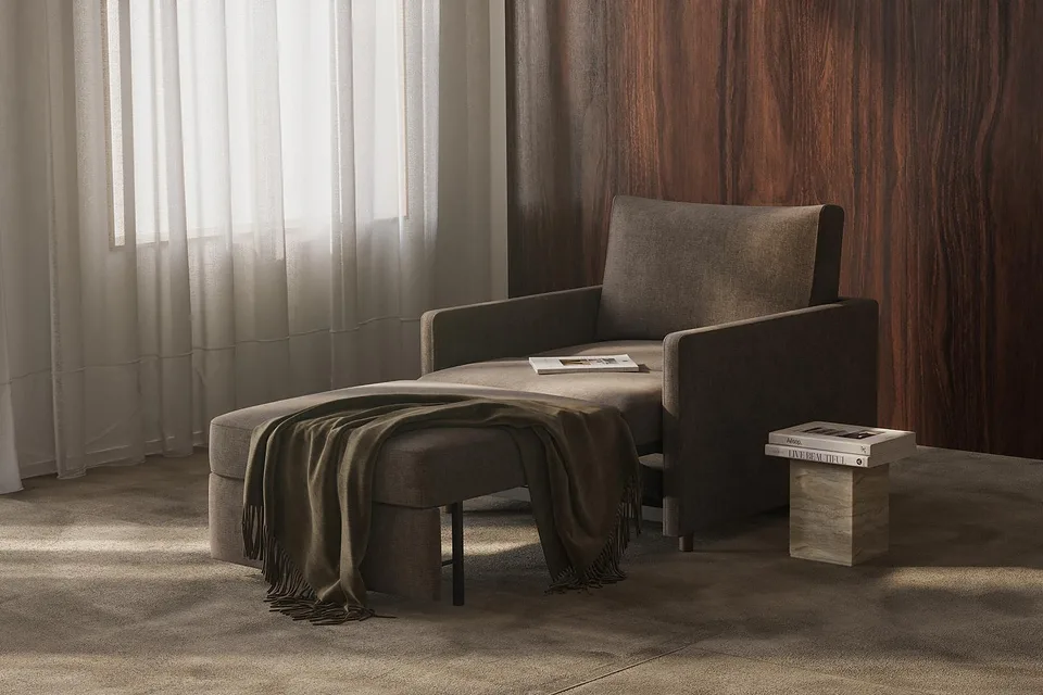 Кресло-кровать Neah Chair with Slim Arms, Innovation Living, в интерьере