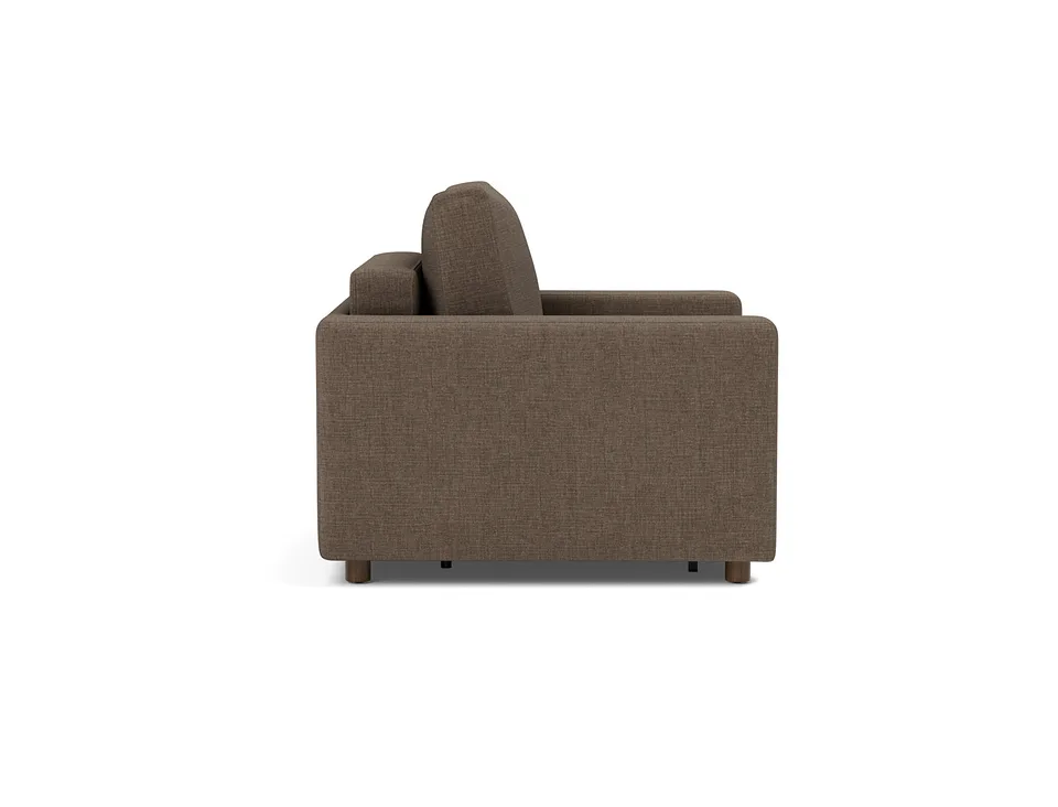 Кресло-кровать Neah Chair with Standard Arms, Innovation Living, в положении дивана — вид сбоку