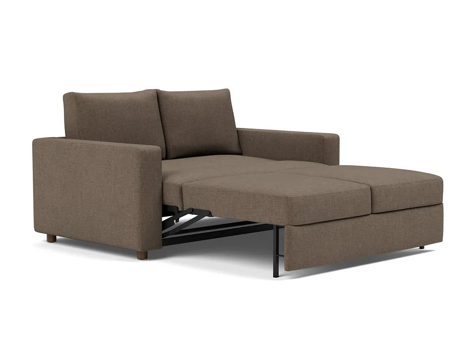 Диван-кровать Neah Sofa Bed with Standard Arms, Innovation Living, в положении лежака — вид в три четверти