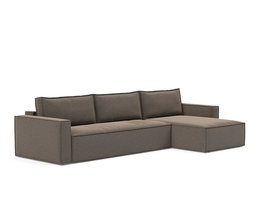 Диван-кровать Newilla Sofa Bed With Chaise, Innovation Living, в положении дивана — вид в три четверти