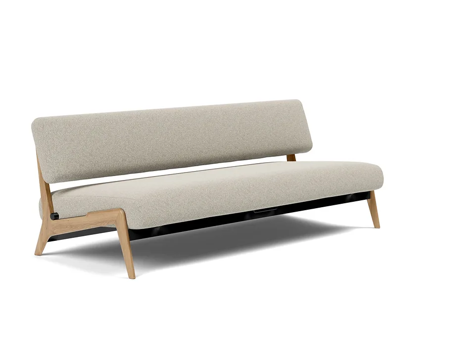 Кушетка Nolis Daybed, Innovation Living, в положении дивана — вид в три четверти