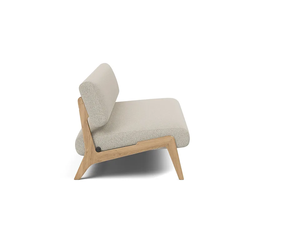 Кушетка Nolis Daybed, Innovation Living, в положении дивана — вид сбоку