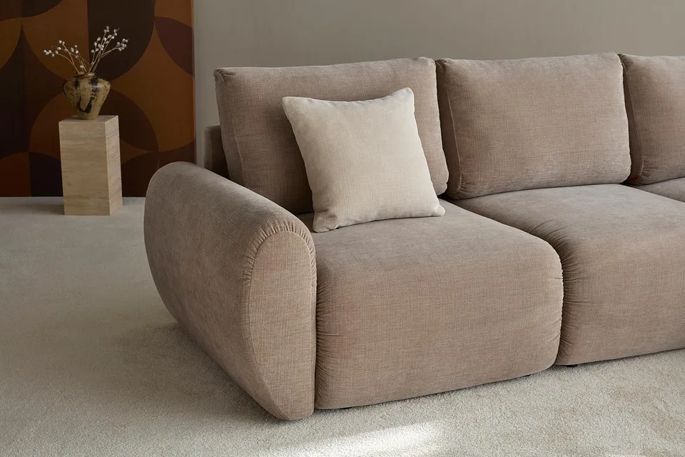Диван-кровать Norum Sofa Bed Chaise With Curve Arms, Innovation Living, в интерьере