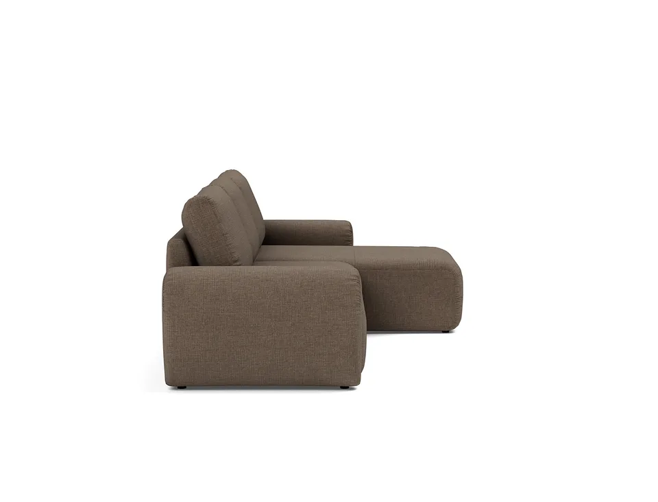 Диван-кровать Norum Sofa Bed Chaise With Curve Arms, Innovation Living, в положении дивана — вид сбоку