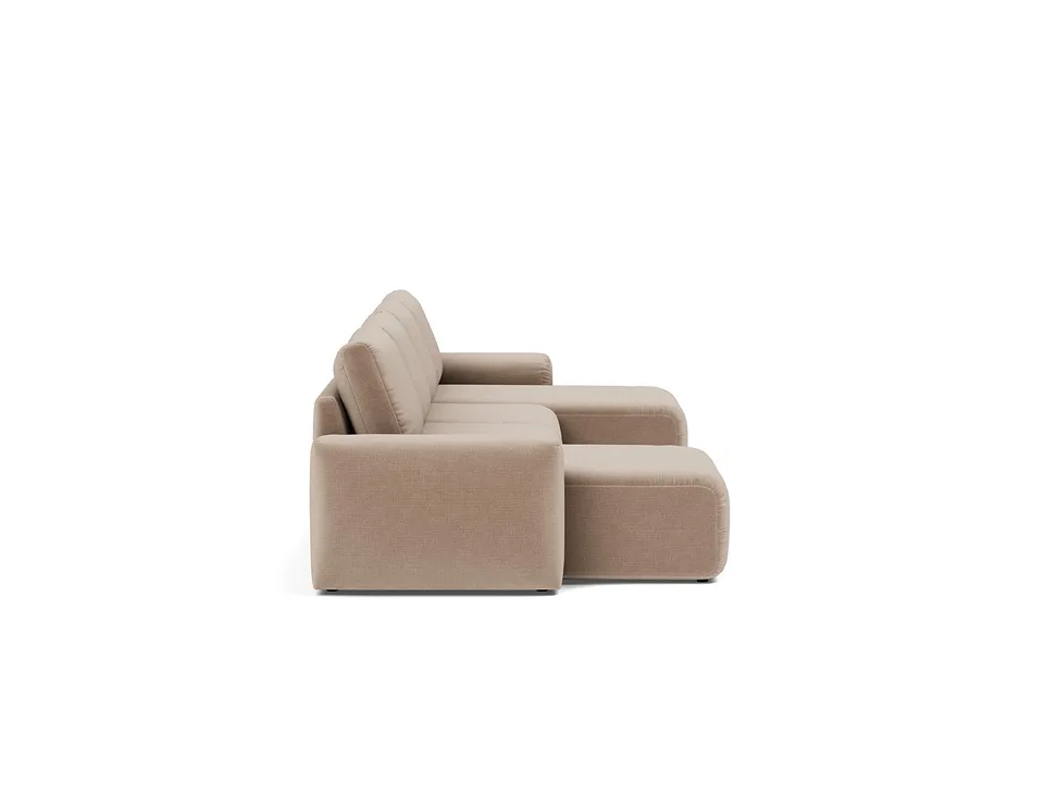 Диван-кровать Norum Sofa Bed U-shape With Chunky Arms, Innovation Living, в положении дивана — вид сбоку