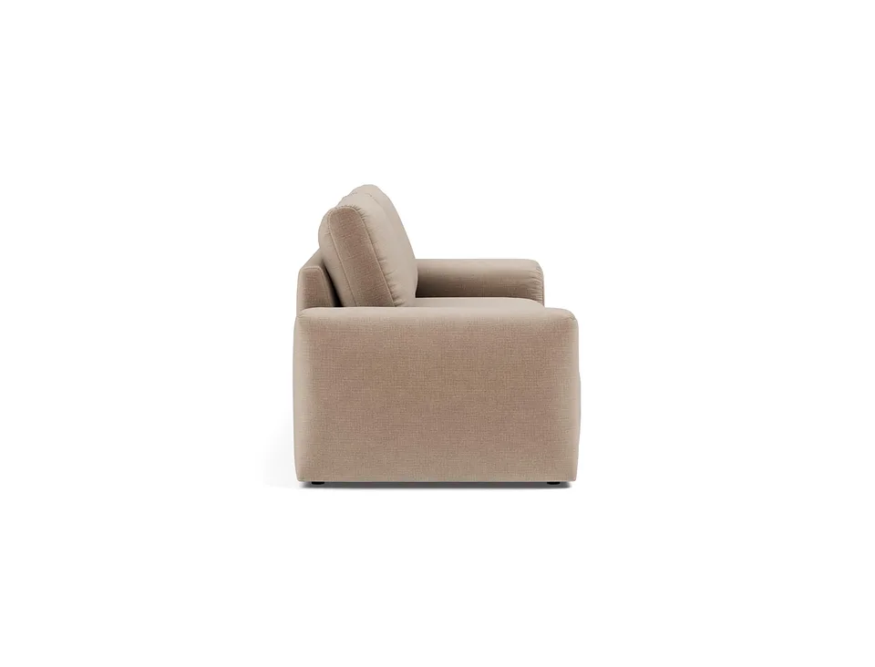 Диван-кровать Norum Sofa Bed With Chunky Arms, Innovation Living, в положении дивана — вид сбоку