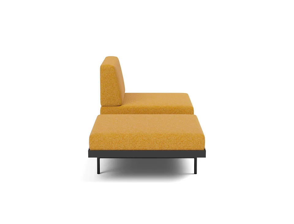 Кушетка Puri Daybed With Oak Table, Innovation Living, с раздвинутыми частями — вид сбоку