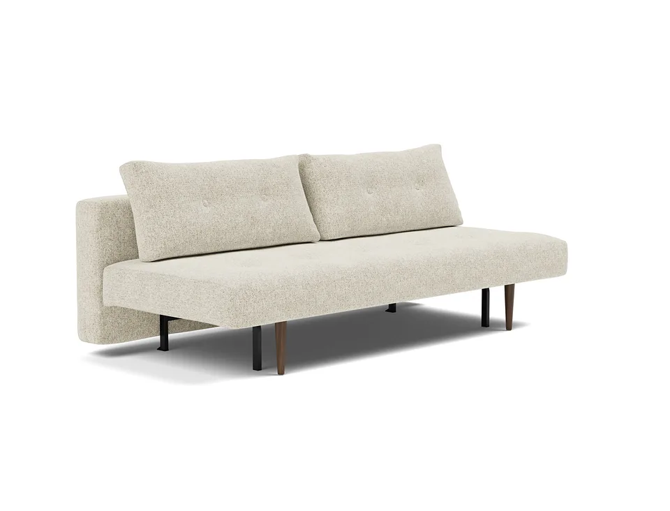 Диван-кровать Recast Sofa Bed Dark Styletto, Innovation Living, в положении дивана — вид в три четверти