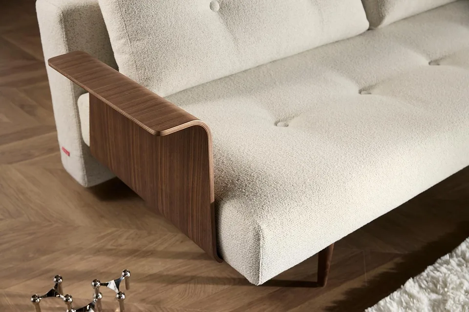 Диван-кровать Recast Sofa Bed Dark Styletto With Arms, Innovation Living, в интерьере