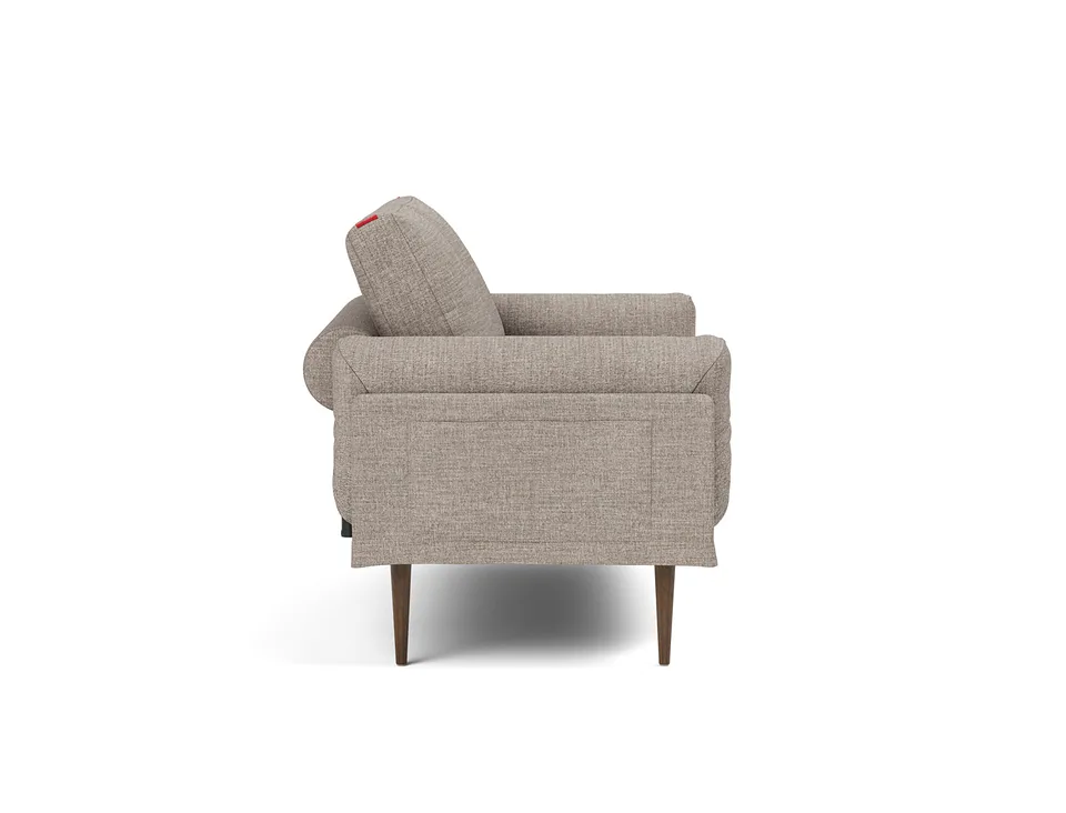 Кушетка Rollo Styletto Daybed, Innovation Living, в положении дивана — вид сбоку