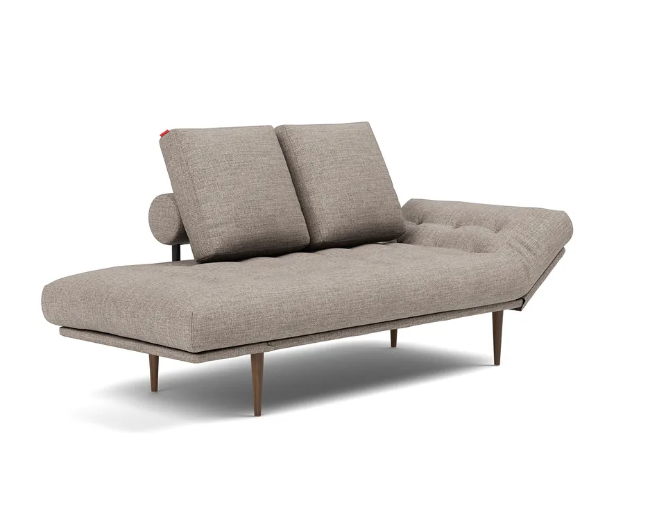 Кушетка Rollo Styletto Daybed, Innovation Living, в положении для отдыха — вид в три четверти
