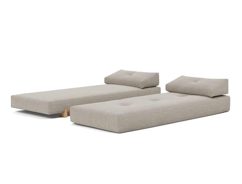 Кушетка Sigmund Drip Daybed, Innovation Living, двумя односпальными кроватями — вид в три четверти