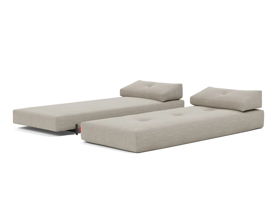 Кушетка Sigmund Indu Daybed, Innovation Living, двумя односпальными кроватями — вид в три четверти