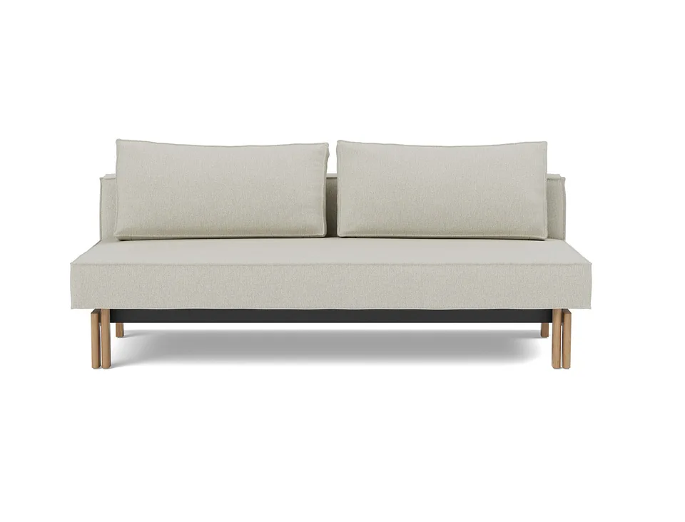 Диван-кровать Sly Wood Sofa Bed, Innovation Living, в положении дивана — вид спереди