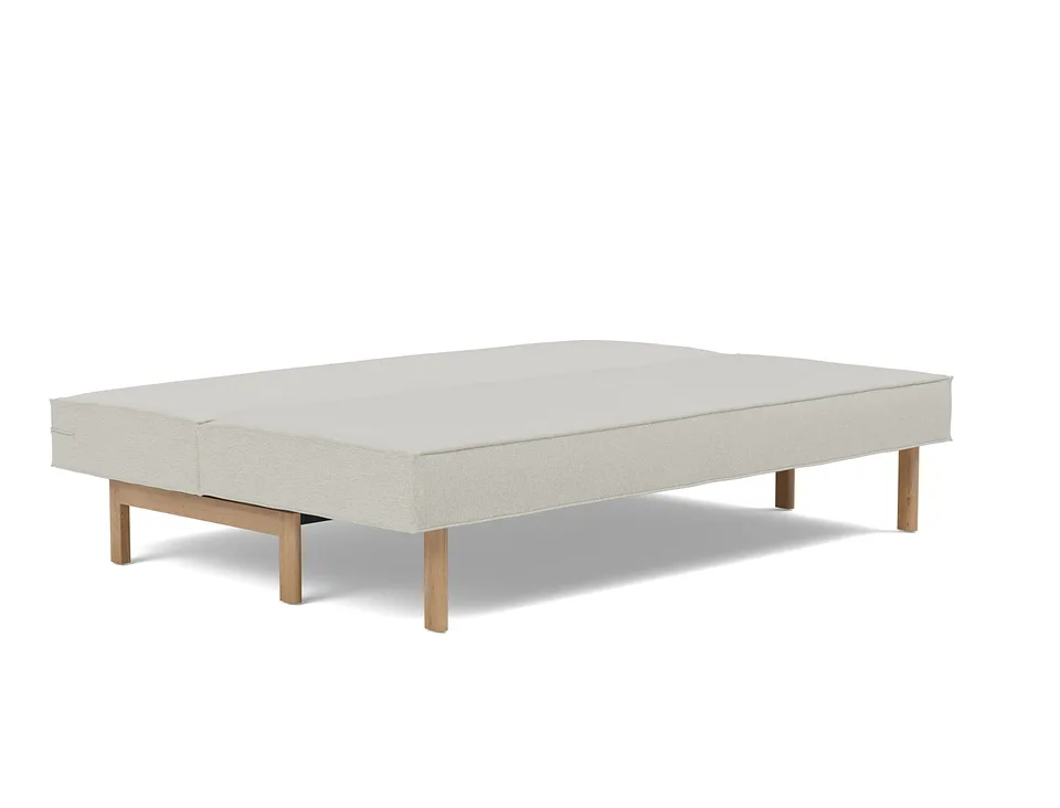 Диван-кровать Sly Wood Sofa Bed, Innovation Living, в разложенном виде — вид в три четверти