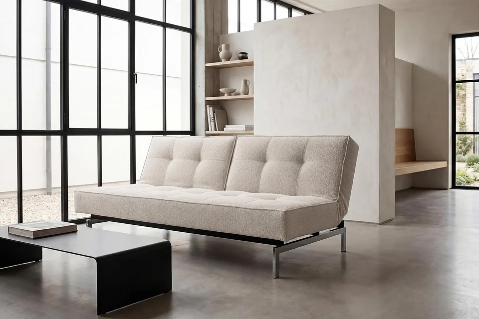 Диван-кровать Splitback Chrome Sofa Bed, Innovation Living, в интерьере