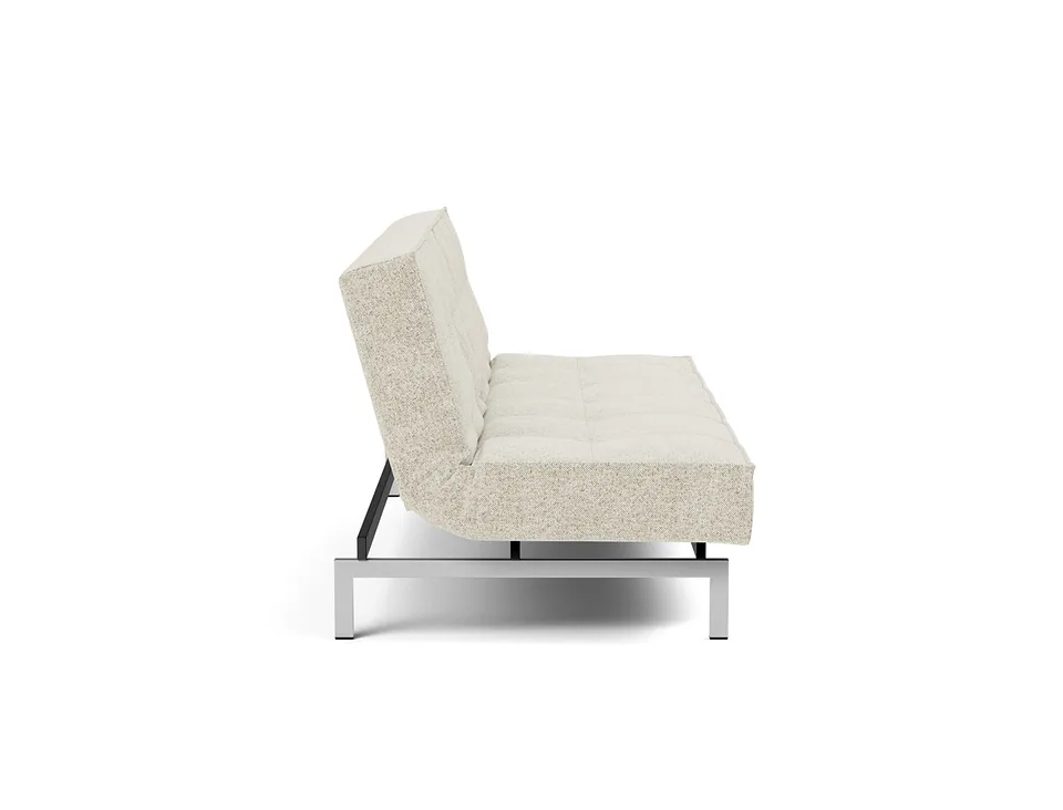 Диван-кровать Splitback Chrome Sofa Bed, Innovation Living, в положении дивана — вид сбоку
