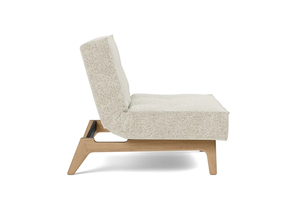 Кресло-кровать Splitback Eik Chair, Innovation Living, в положении кресла — вид сбоку