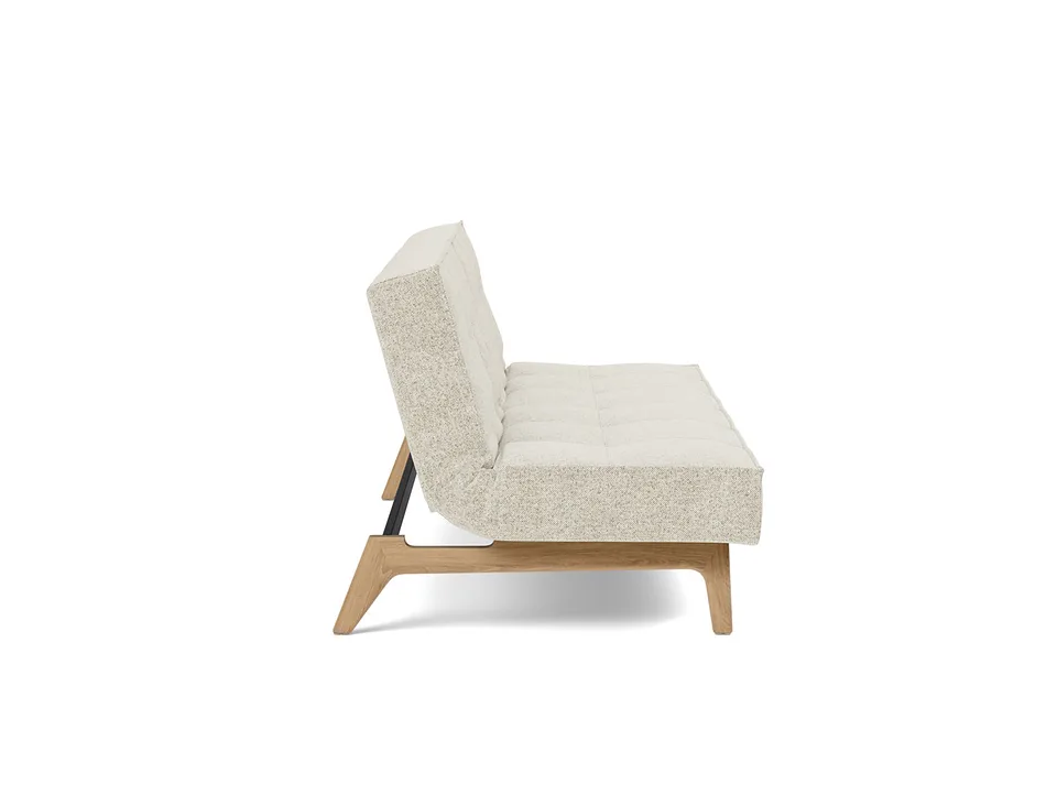 Диван-кровать Splitback Eik Sofa Bed, Innovation Living, в положении дивана — вид сбоку