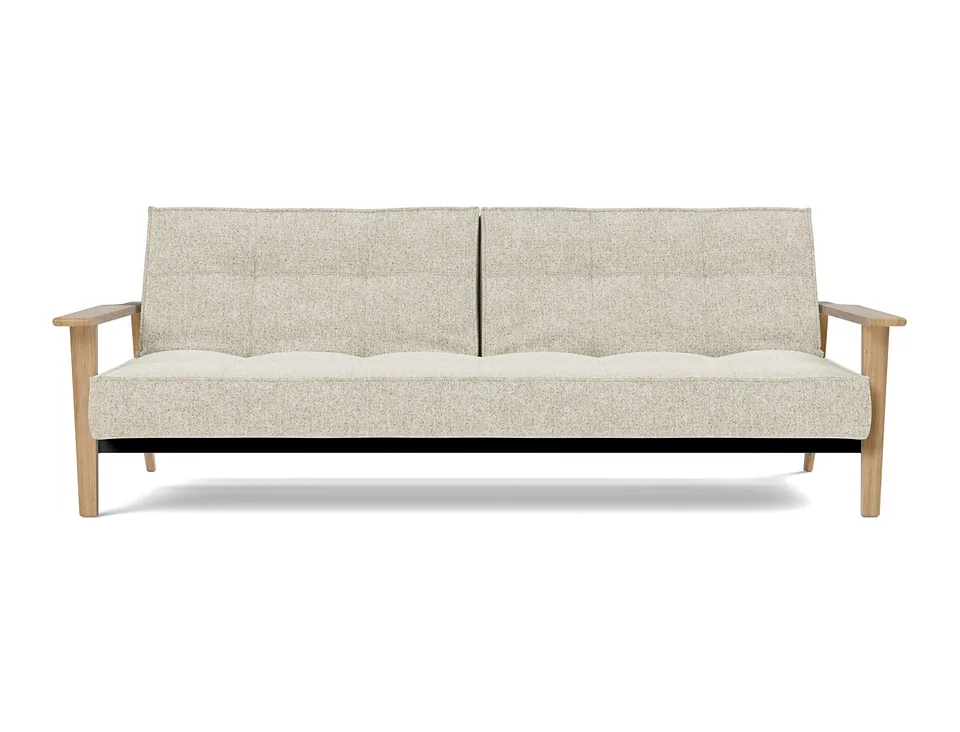 Диван-кровать Splitback Frej Sofa Bed, Innovation Living, в положении дивана — вид спереди