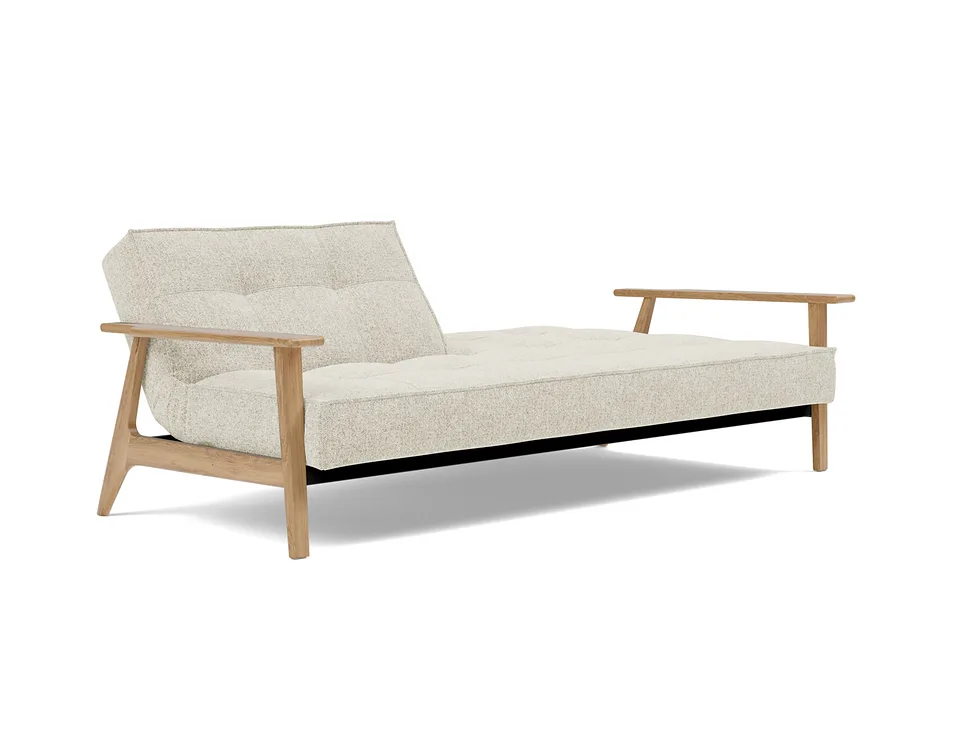 Диван-кровать Splitback Frej Sofa Bed, Innovation Living, в положении для отдыха — вид в три четверти