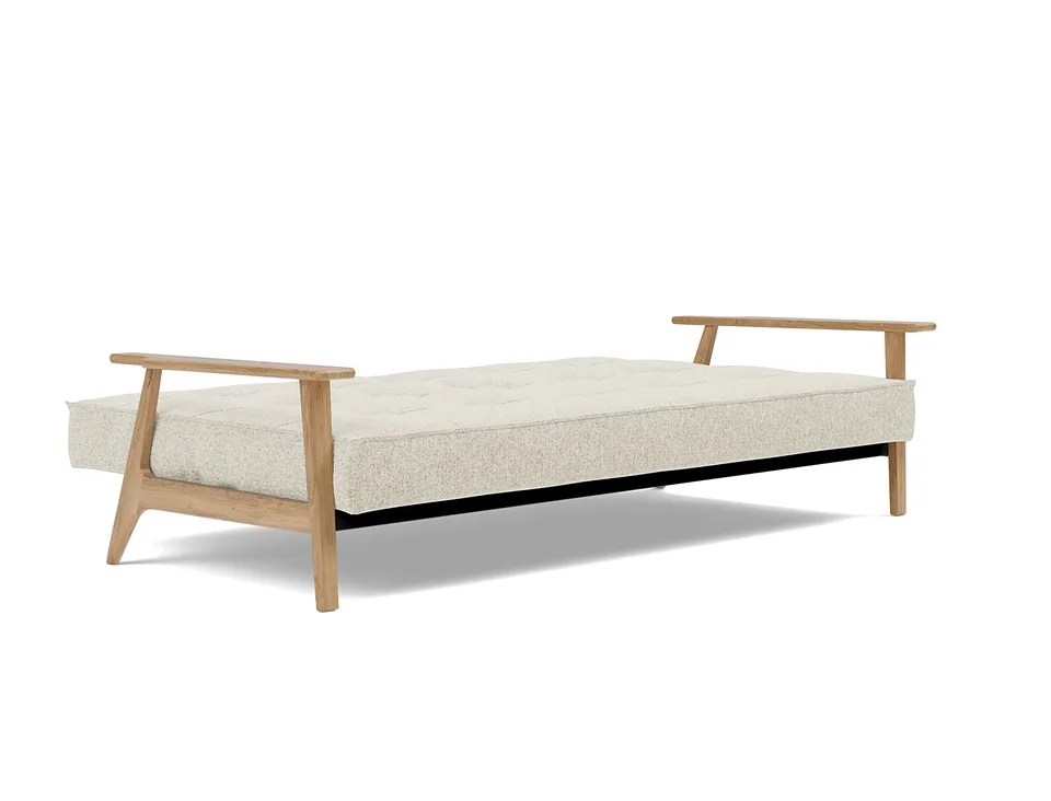 Диван-кровать Splitback Frej Sofa Bed, Innovation Living, в разложенном виде — вид в три четверти