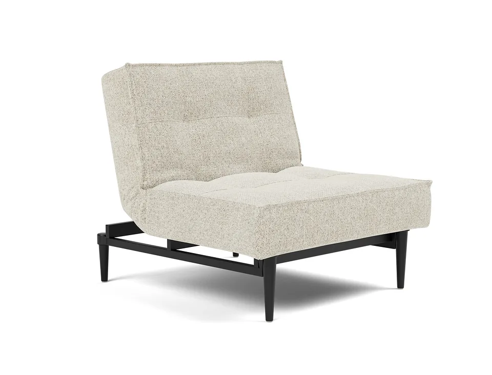 Кресло-кровать Splitback Styletto Chair, Innovation Living, в положении кресла — вид в три четверти