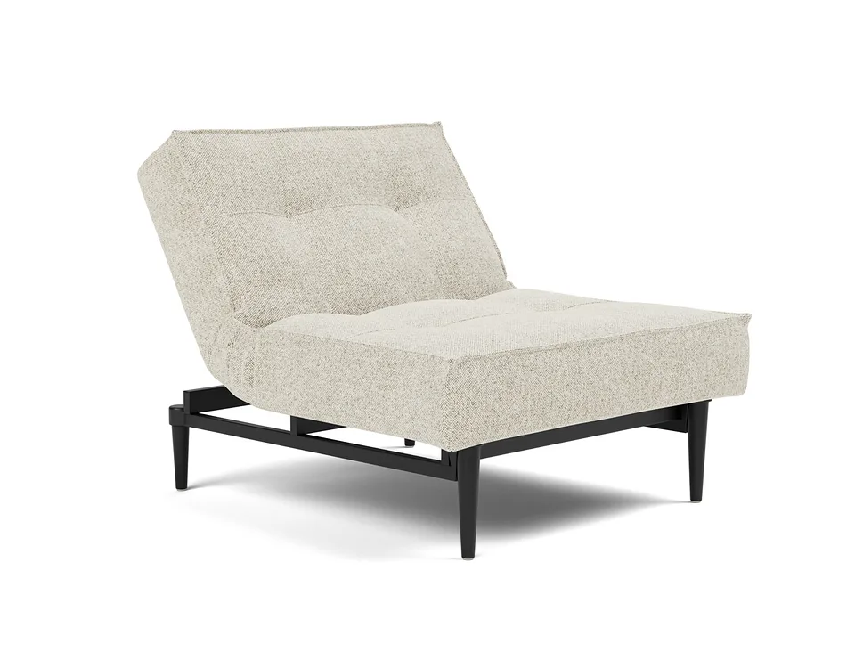 Кресло-кровать Splitback Styletto Chair, Innovation Living, в положении для отдыха — вид в три четверти