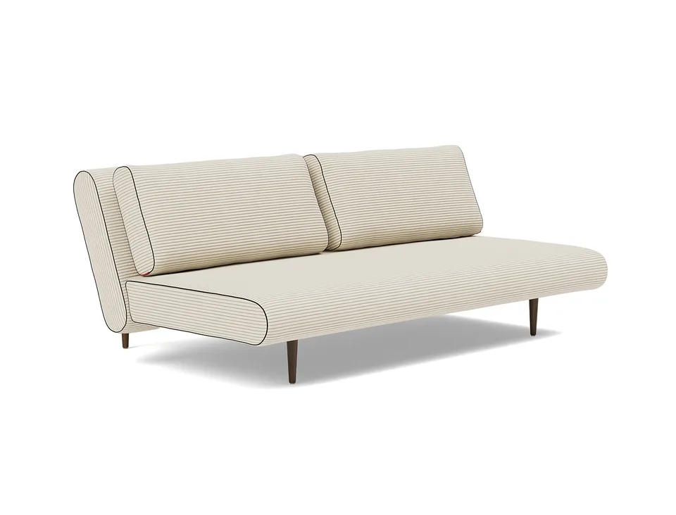 Диван-кровать Unfurl Lounger Sofa Bed, Innovation Living, в положении дивана — вид в три четверти