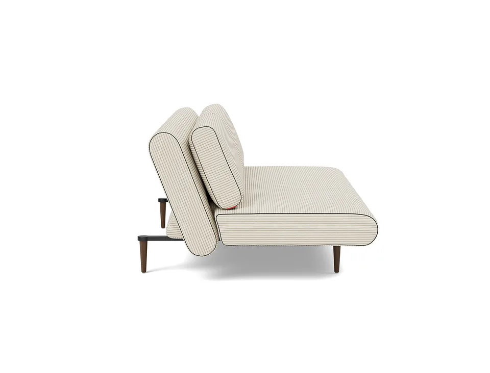 Диван-кровать Unfurl Lounger Sofa Bed, Innovation Living, в положении дивана — вид сбоку