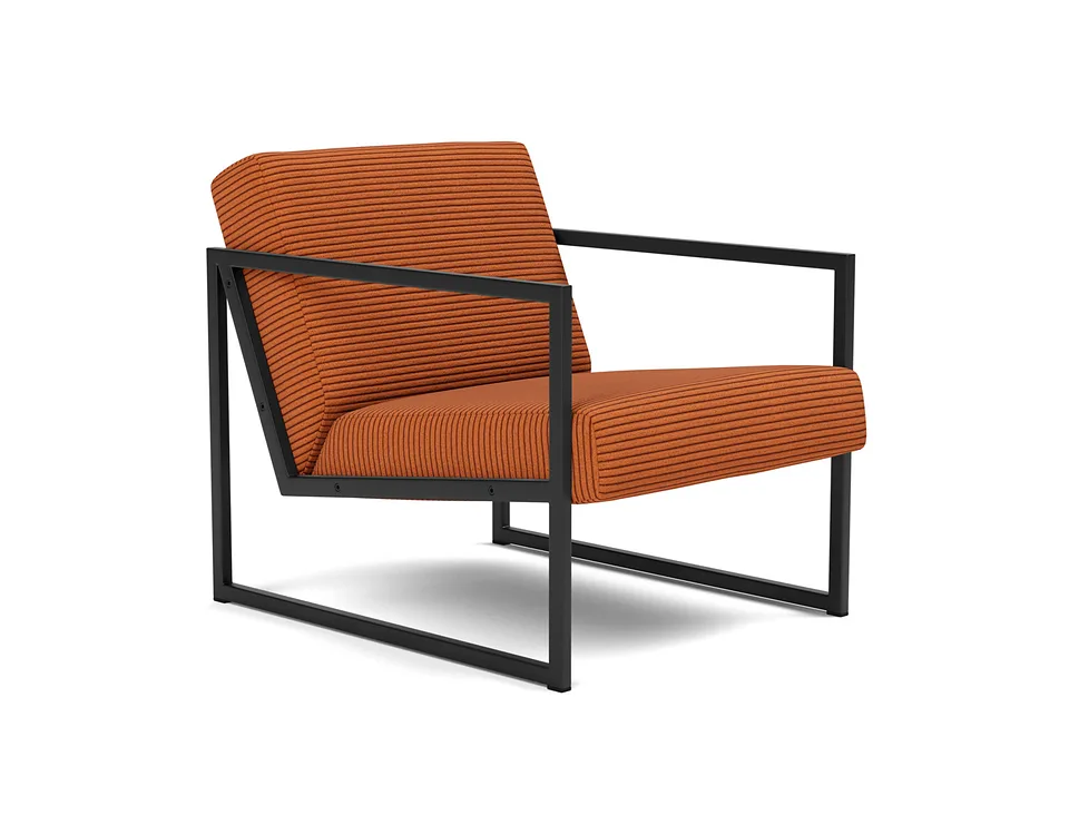 Кресло-кровать Vikko Chair With Arms, Innovation Living, в положении дивана — вид в три четверти
