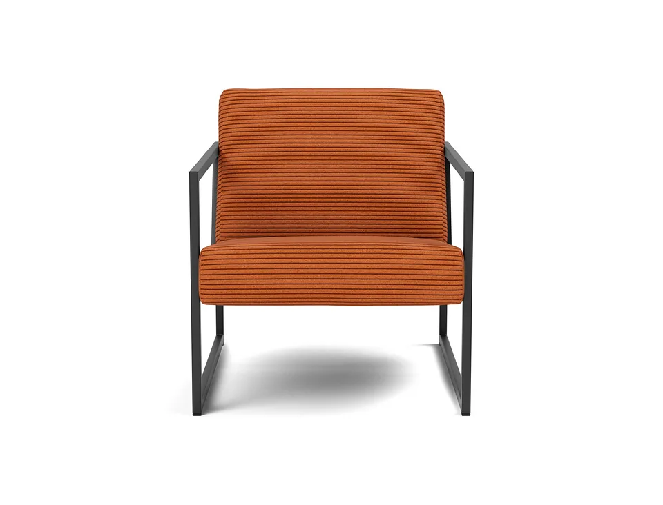 Кресло-кровать Vikko Chair With Arms, Innovation Living, в положении дивана — вид спереди