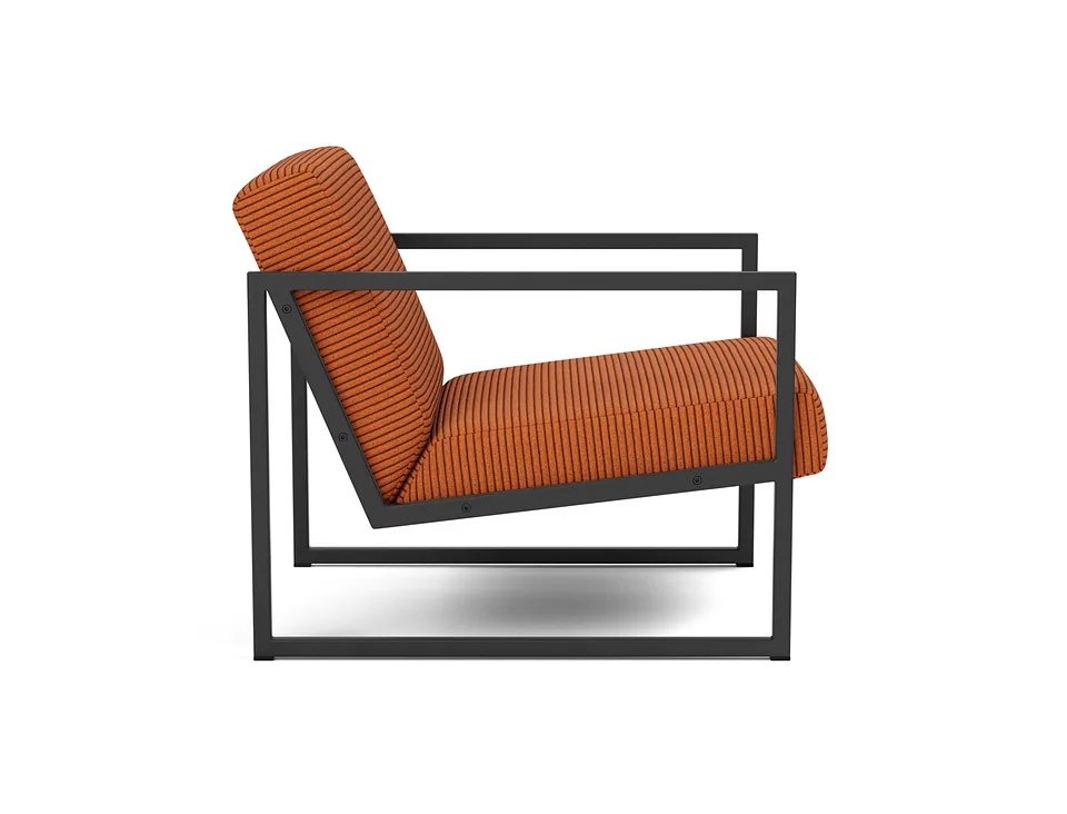 Кресло-кровать Vikko Chair With Arms, Innovation Living, в положении дивана — вид сбоку