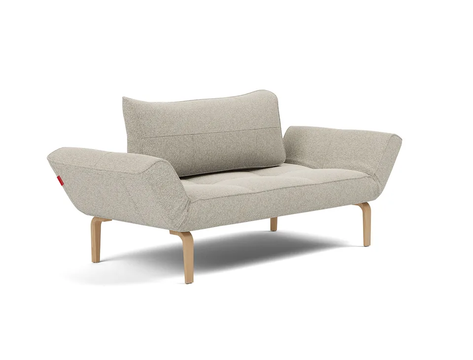Кушетка Zeal Bow Daybed, Innovation Living, в положении дивана — вид в три четверти