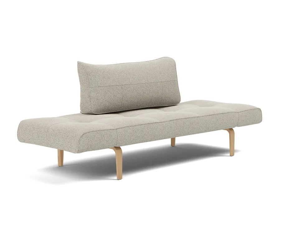 Кушетка Zeal Bow Daybed, Innovation Living, в разложенном виде — вид в три четверти