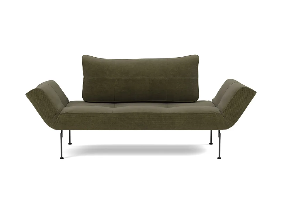 Кушетка Zeal Laser Daybed, Innovation Living, в положении дивана — вид спереди