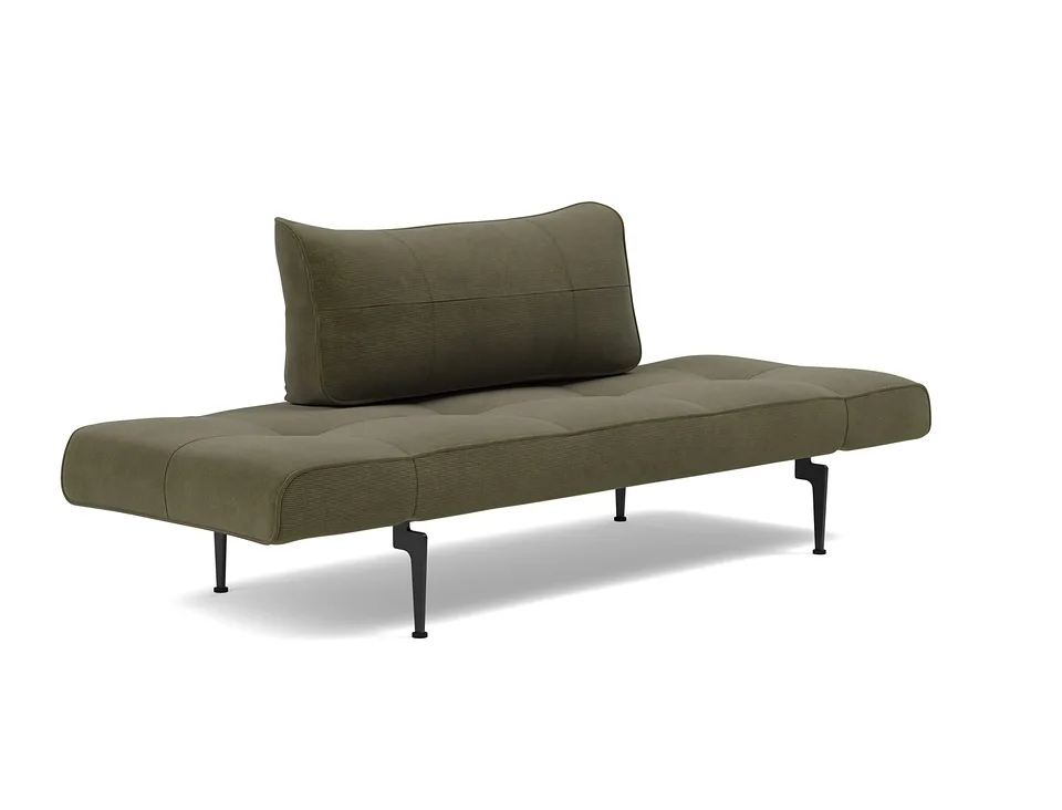 Кушетка Zeal Laser Daybed, Innovation Living, в разложенном виде — вид в три четверти