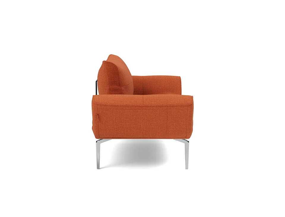Кушетка Zeal Straw Daybed, Innovation Living, в положении дивана — вид сбоку